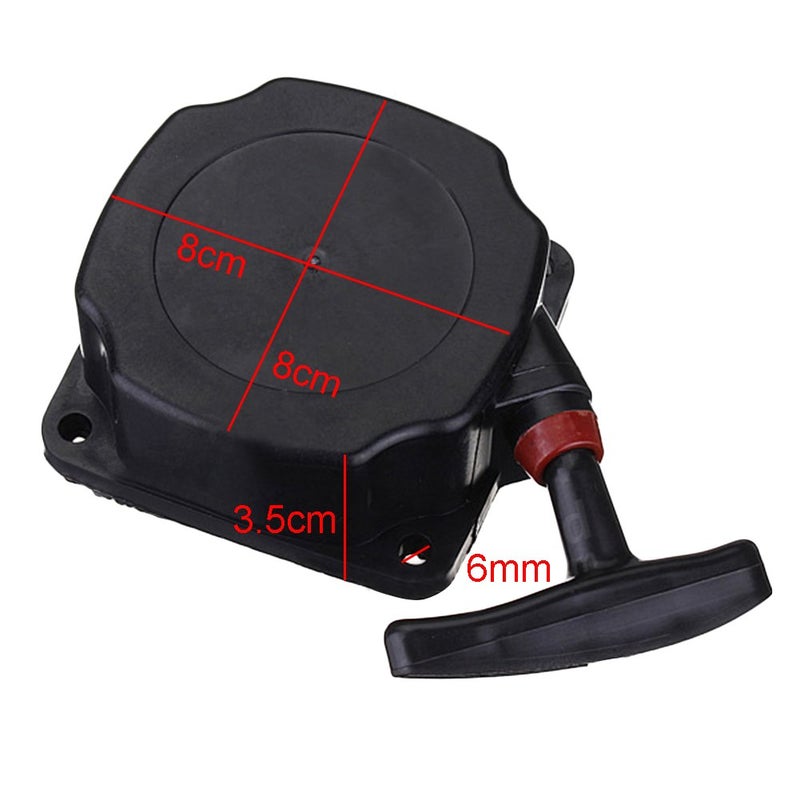 CfoPiryx Recoil Pull Starter, Universal Recoil Pull Start for Brush Cutter Lawn Trimmer Spare Parts Garden Tools(Black),Fit Various Strimmer Hedge Trimmer Brush Cutter - Image 3